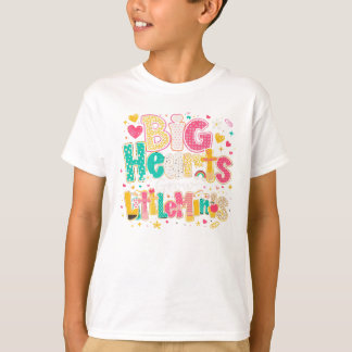 Camiseta Grandes Corações Crescem Pequenas Mentes – Escola