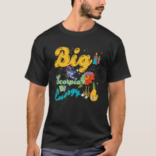 Camiseta Grandes Energias de Escorpião Vintage Zodiac Astro