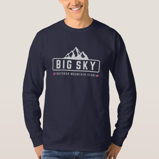 Camiseta Grandes Exteriores do Céu (Frente)