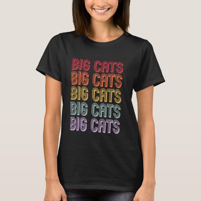 Camiseta Grandes Felinos (Frente)