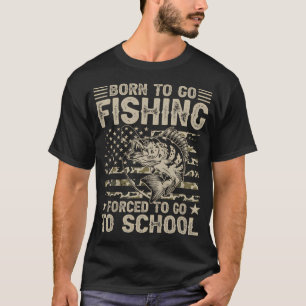 Camiseta Grandes Homens Meninos Pesca Sasquatch Pesca Angus