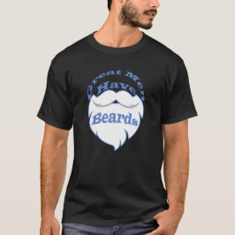 Camiseta grandes homens têm barbas