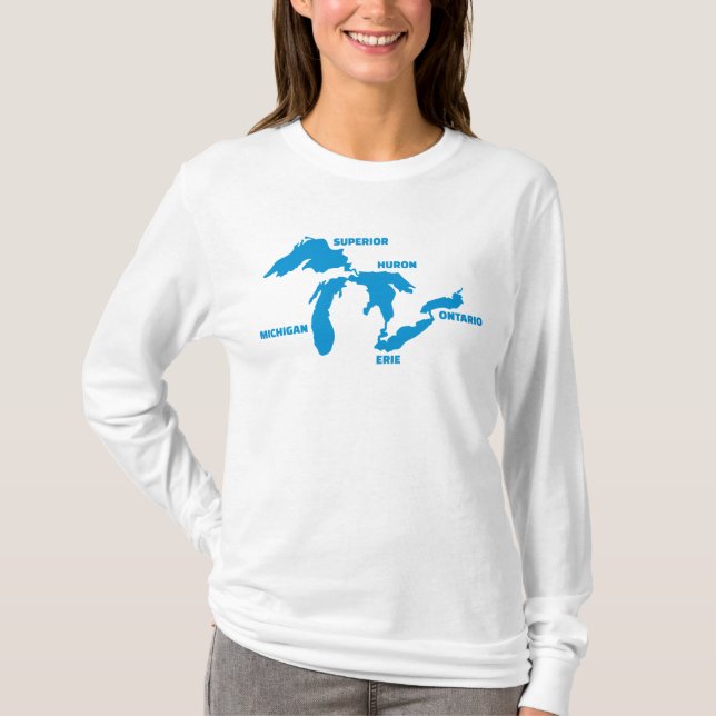 Camiseta Grandes lagos (Frente)