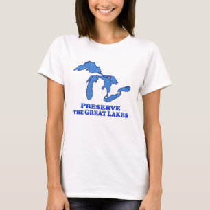 Camiseta Grandes lagos da conserva - o t-shirt básico das