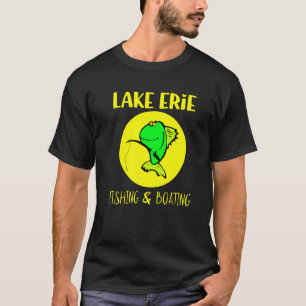 Camiseta Grandes Lagos Lago Erie Pesca E Navegação 30