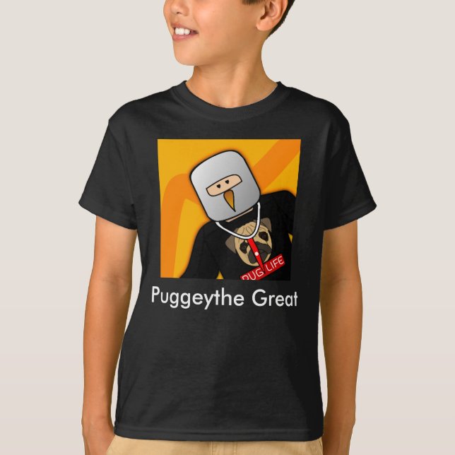 Camiseta Grandes miúdos Pântano-maduros de Puggeythe (Frente)