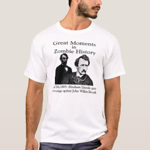Camiseta Grandes momentos no t-shirt da história do zombi