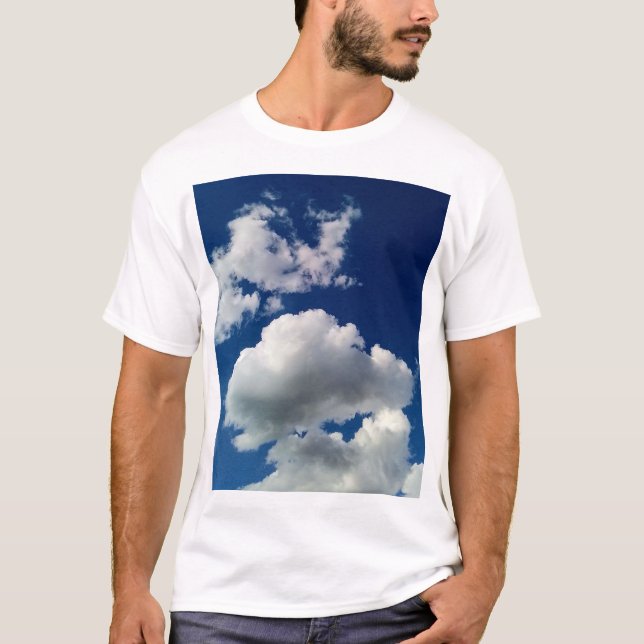 Camiseta Grandes nuvens macios (Frente)