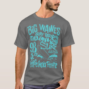 Camiseta Grandes Ondas Pacífico da Califórnia