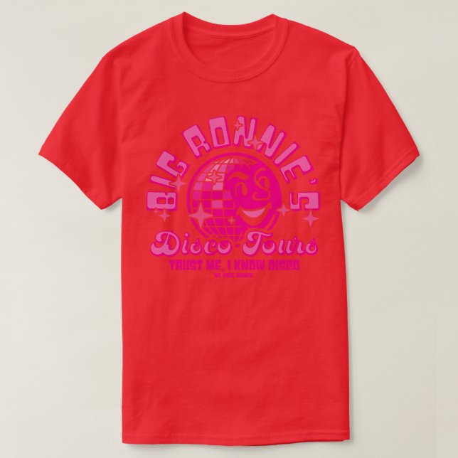 Camiseta Grandes Ronnies Disco Tours (Frente do Design)