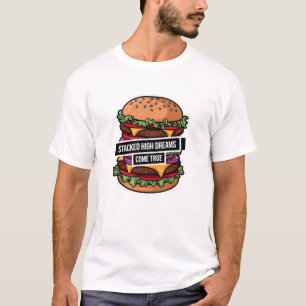 Camiseta Grandes Sonhos Empilhados Se Realizam