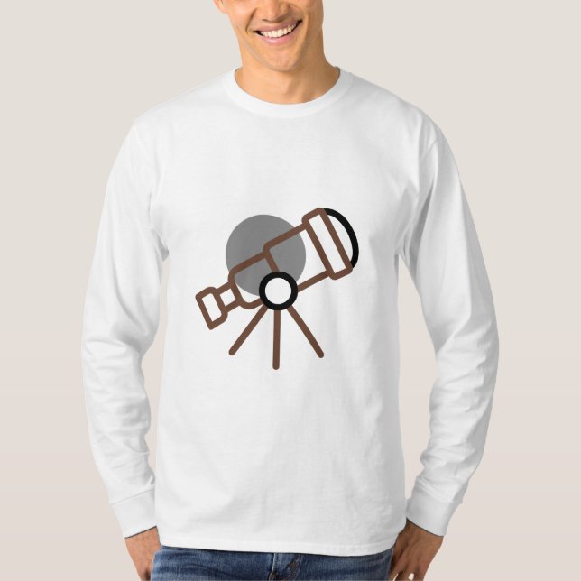 Camiseta Grandes Telescópios Astronômicos (Frente)