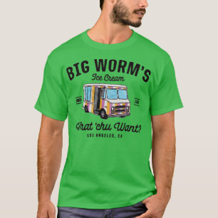 CAMISETA GRANDES WORMS SORVETE O QUE A CHU DESEJA PARA HOME