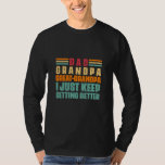 Camiseta Grandfather Quotes | Dad Great Grandpa<br><div class="desc">Grandfather Quotes | Dad Great Grandpa</div>