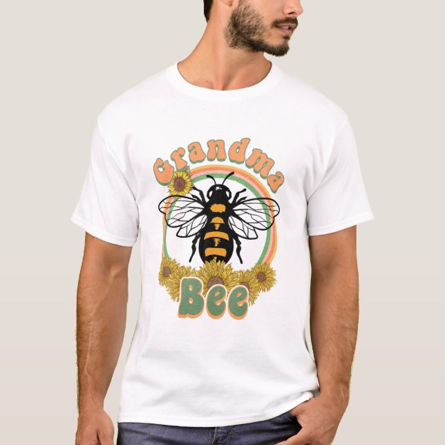 Camiseta Grandma Bee Birthday Matching (Frente)
