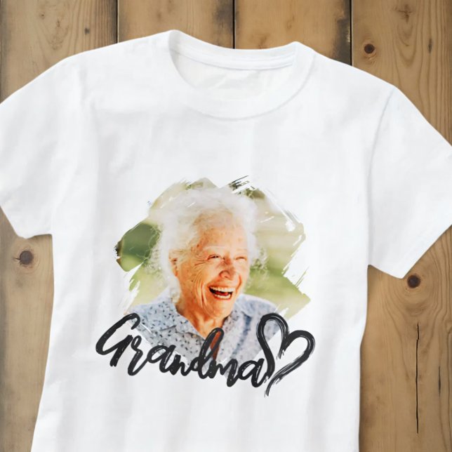 Camiseta Grandma Cool Modern Simple Grunge (Criador carregado)