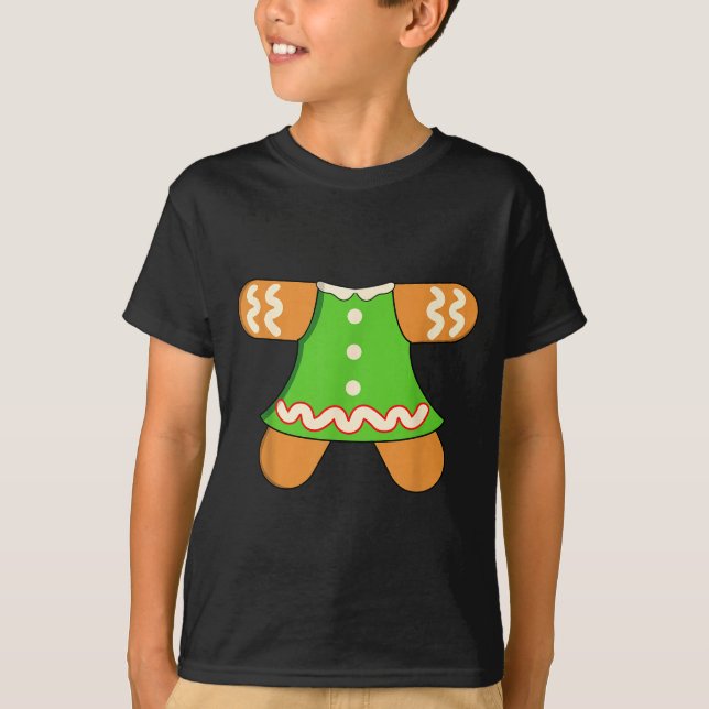 Camiseta Grandma Gingerbread Man Costume Matching Christmas (Frente)