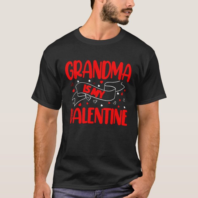 Camiseta Grandma Is My Valentine Day (Frente)