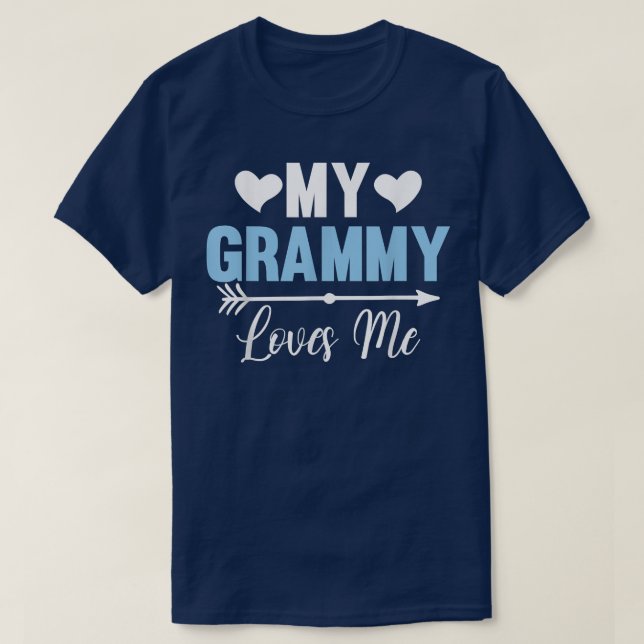 Camiseta Grandma Lover Grandchild Mothers Day Kids My Gramm (Frente do Design)