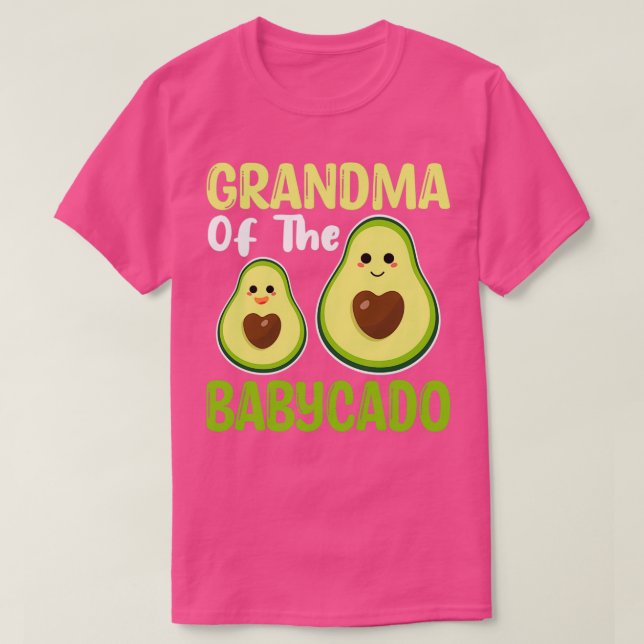 Camiseta Grandma Of The Babycado Avocado Family Matching Gi (Frente do Design)