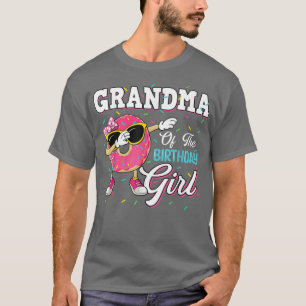 Camiseta Grandma Of The Birthday Girl Donut Matching Famil