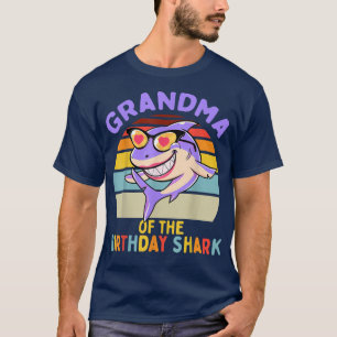 Camiseta Grandma of the Shark Birthday Matching Family