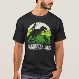 Camiseta Grandmasauro T Rex 2 Dia de as mães Dinossauro par