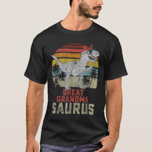 Camiseta Grandmasauro T Rex Dinossauro Excelente Avó Saurus