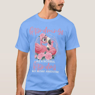Camiseta Grandmingo Grandmother Flamingo Lover Gramma Grand