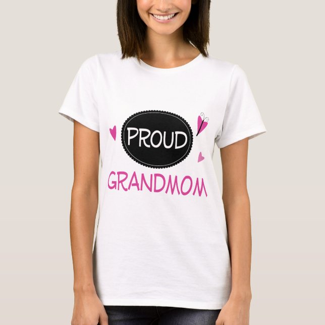 Camiseta Grandmom orgulhoso (Frente)