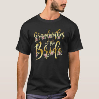 Camiseta Grandmother of the Bride Bridal Shower Party Trend