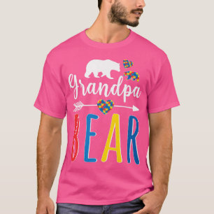 Camiseta Grandpa Bear Autism Awareness Shirt Love Support M