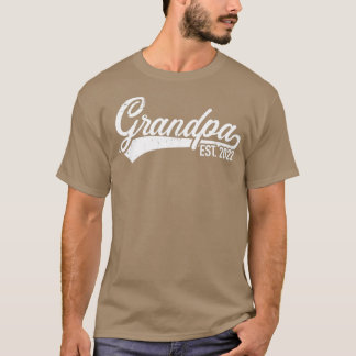 Camiseta Grandpa est 2022 for grandfather to be