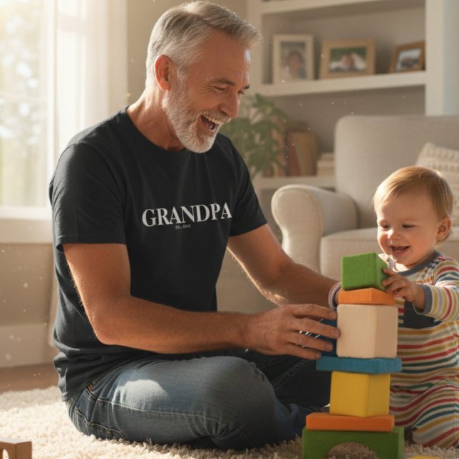 Camiseta Grandpa Est Modern T-Shirt (Criador carregado)
