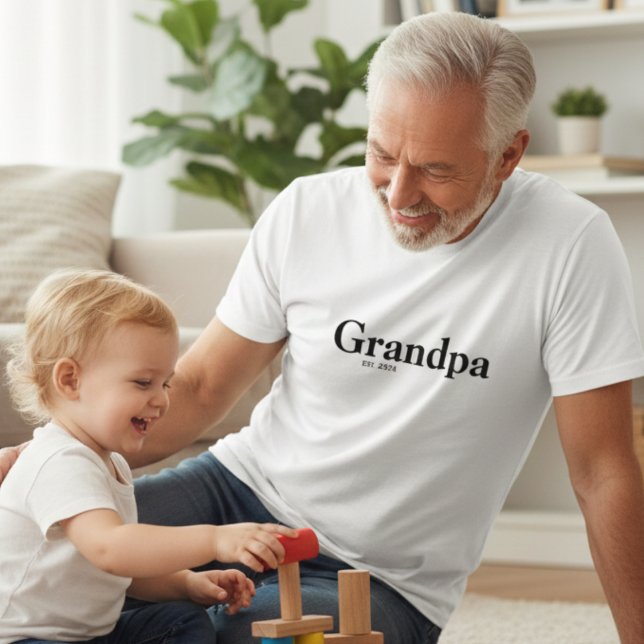 Camiseta Grandpa Est Moderna (Criador carregado)