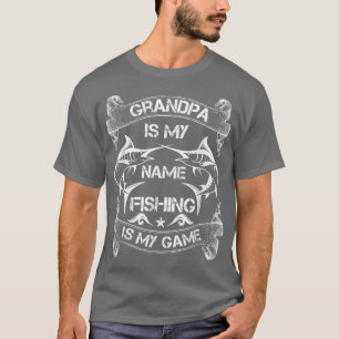 Camiseta Grandpa, grandfather fishing fishing saying fisher