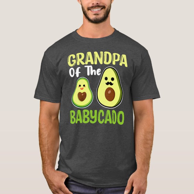 Camiseta Grandpa of The Babycado Avocado Family Matching (Frente)