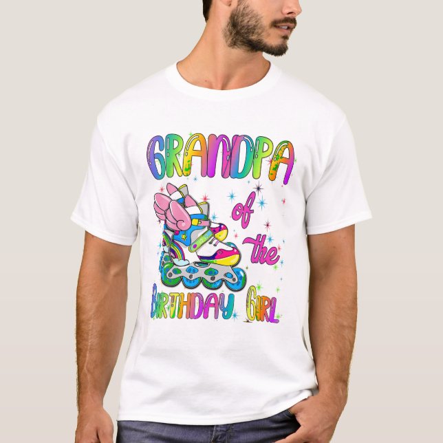 Camiseta Grandpa of the Birthday girl (Frente)