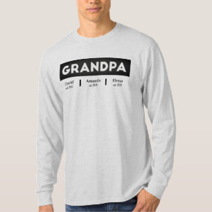 Camiseta GRANDPA pertence ao Dia de os pais de Nomes de Net