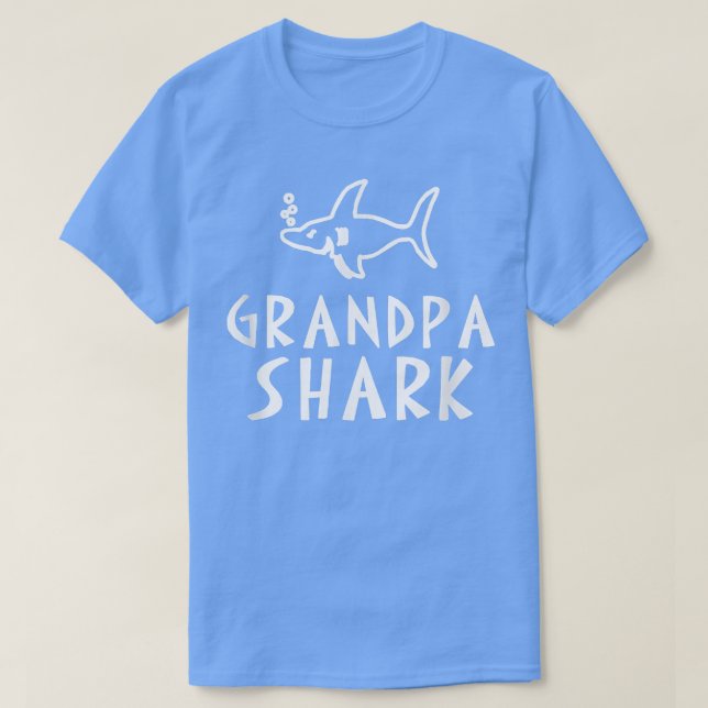 Camiseta Grandpa Shark  (Frente do Design)