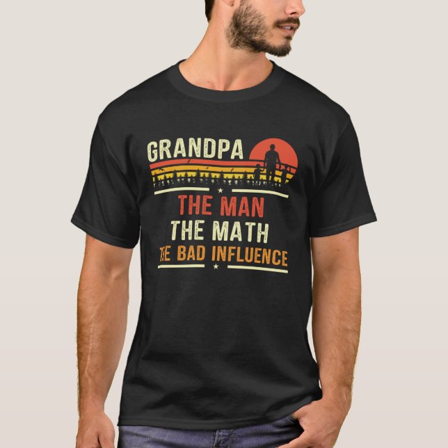 Camiseta Grandpa The Man The Myth The Legend  for Grandfath (Frente)