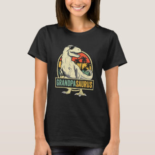 Camiseta Grandpasauro Rex Dinossaur Avô Família Saurus M