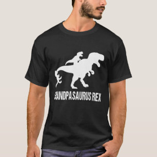 Camiseta Grandpasauro Rex Dinossaur Avô Família Saurus M