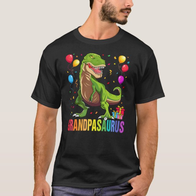 Camiseta Grandpasaurus T Rex Dinosaur Grandpa Saurus Family (Frente)