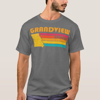 Camiseta Grandview Missouri Vintage angustiou Souvenir