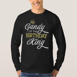 Camiseta Grandy Da Celebração Do Dia do Rei Aniversário