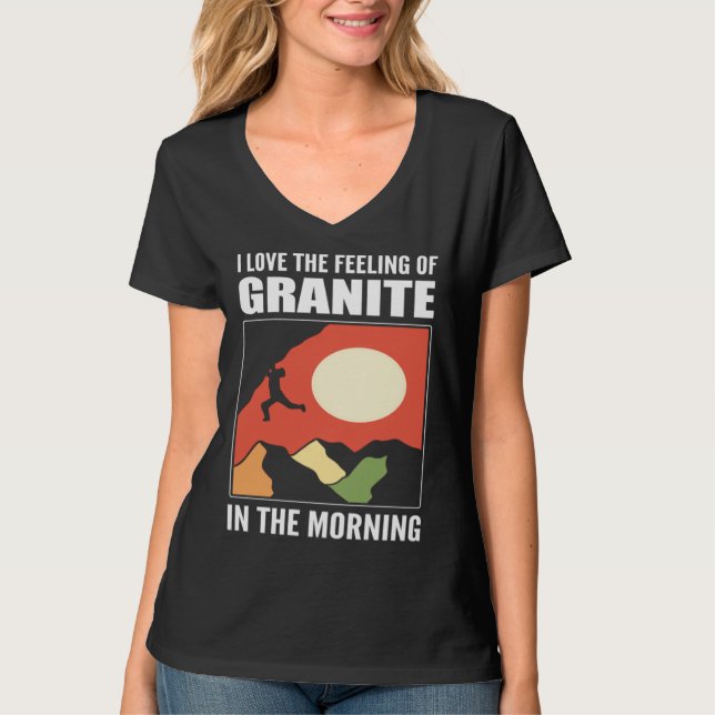 Camiseta Granite in Morning Backcountry Hiker (Frente)