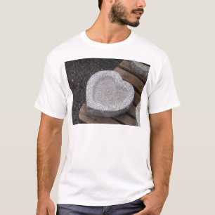 Camiseta granito sculpted das bacias do shap do coração g
