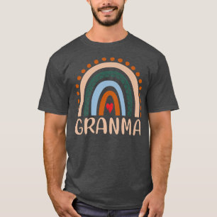 Camiseta Granma Rainbow Vovó Bonito Dia de as mães Engraçad