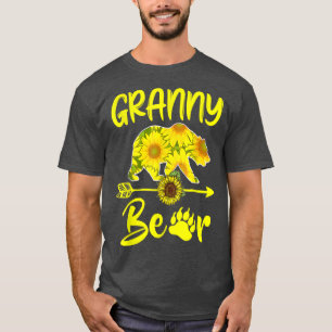 Camiseta Granny Bear Sunflower Gifts Funny Mothers Day Mom,